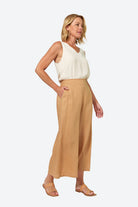 La Vie Crop Pant Caramel by Eb&Ive is currently available from Rawspice Boutique South West Rocks. 