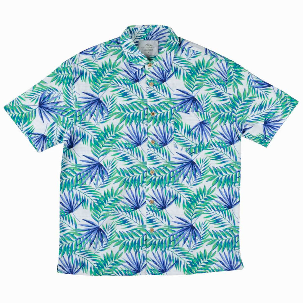 Men's Bamboo Short Sleeve Shirt - Island Life is available at Rawspice Boutique. 