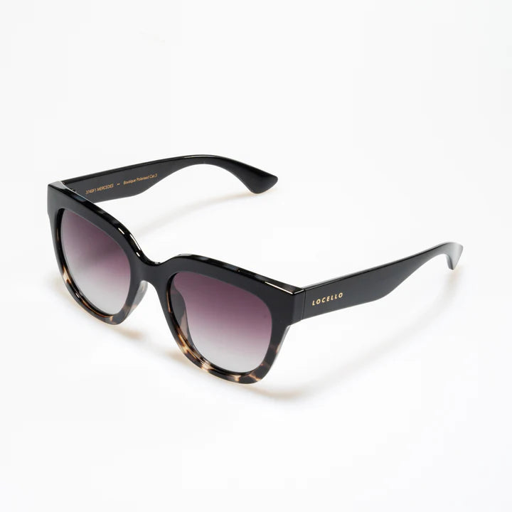 Mercedes Ombre Grey Tortoiseshell Sunglasses by Locello is currently available at Rawspice Boutique, South West Rocks. 