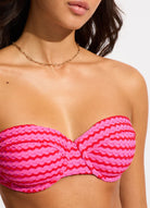 Mesh Effect Bustier Bikini Top - Chilli Red by Seafolly is currently available at Rawspice Boutique, South West Rocks. 