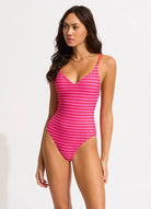 Mesh Effect One Piece Chilli Red by Seafolly is currently available from Rawspice Boutique, South West Rocks. 