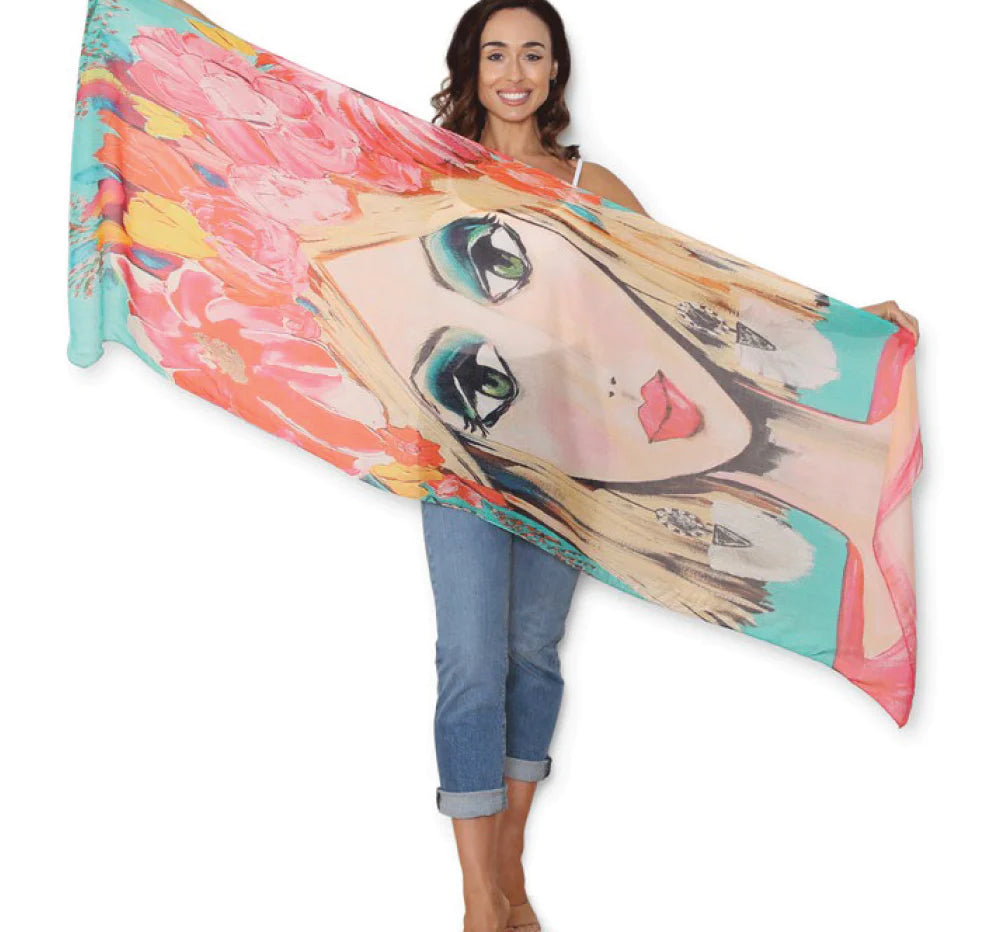 Miss Milan Scarf by The Artists Label is currently available from Rawspice Boutique, South West Rocks.