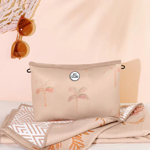 The Ultimate Beach Towel - The Mooloolaba by Sky Gazer is available at Rawspice Boutique.