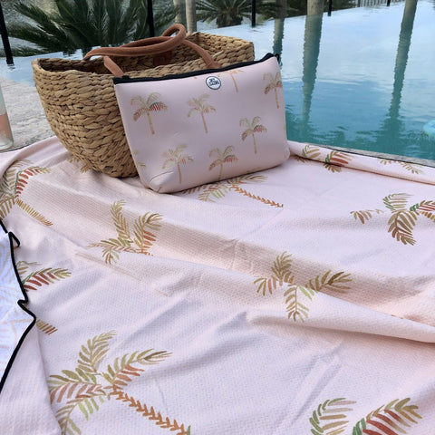 The Ultimate Beach Towel - The Mooloolaba by Sky Gazer is available at Rawspice Boutique.