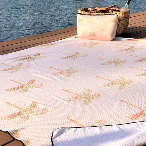 The Ultimate Beach Towel - The Mooloolaba by Sky Gazer is available at Rawspice Boutique.