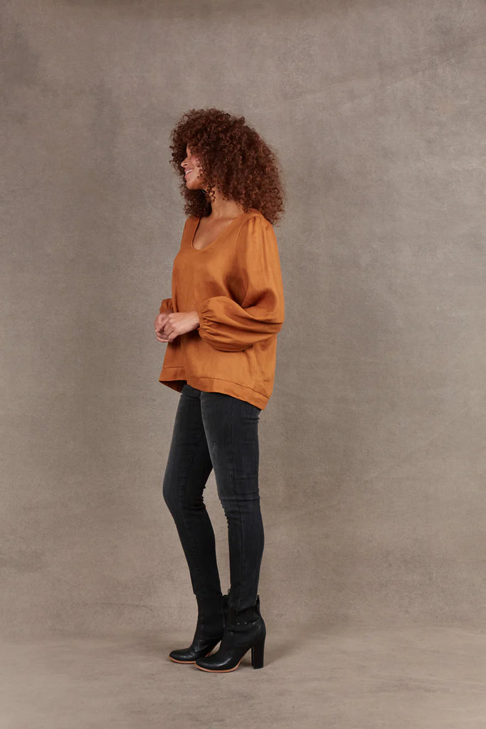 Nama Top - Ochre by Eb & Ive is currently available at Rawspice Boutique, South West Rocks. 