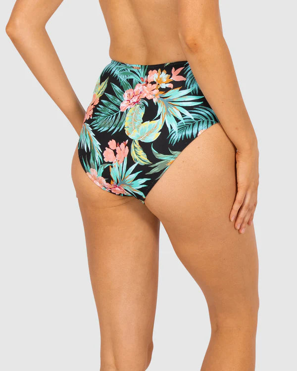 Bermuda High Waist Bikini Pant by Baku is currently available at Rawspice Boutique.