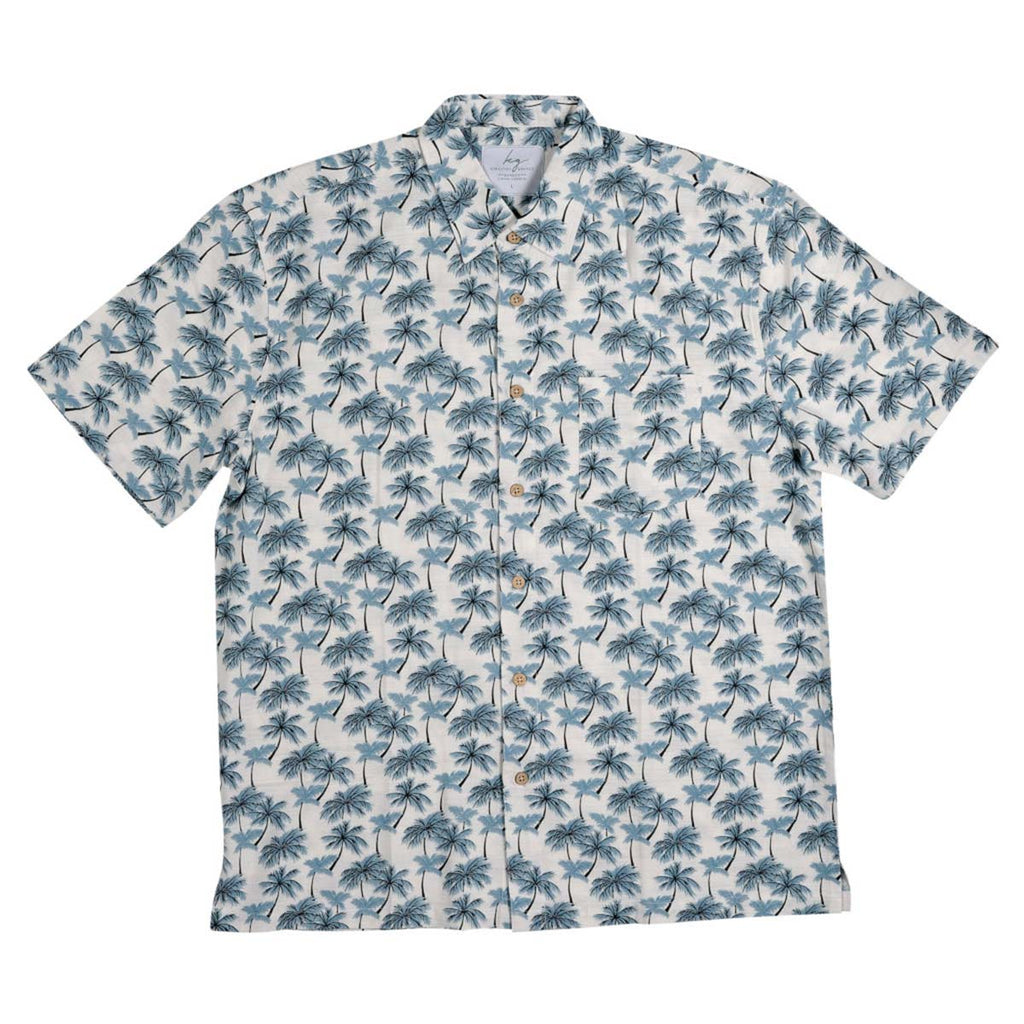 Mens Short Sleeve Bamboo Shirt - Paradise Palms by Kingston Grange is currently available from Rawspice Boutique, South West Rocks.