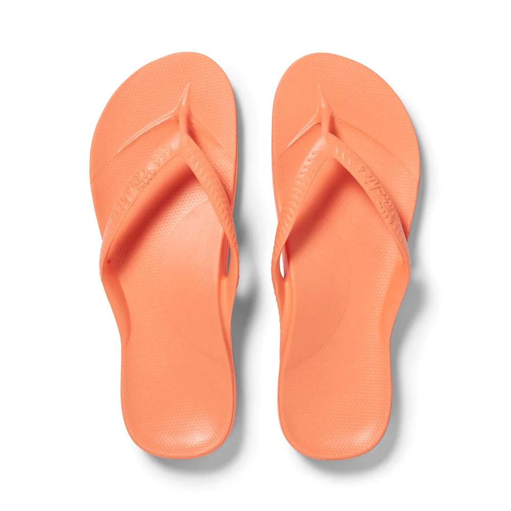 Arch Support Thongs - Peach by Archies is currently available at Rawspice Boutique, South West Rocks.