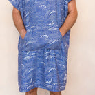 The Reef Surf Poncho is a sand-free, super-absorbent, quick-drying hooded towel. Lightweight, antibacterial and soft, with a pocket and optional waist tie.