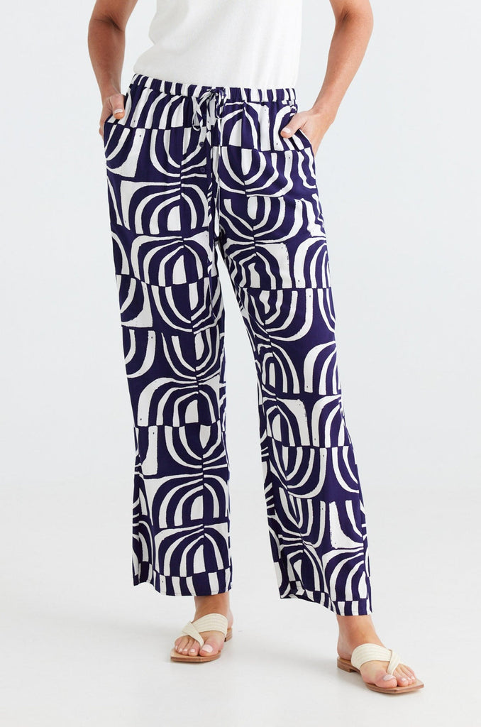 Second Valley Pants Esqueleto by Brave & True is currently available from Rawspice Boutique, South West Rocks.