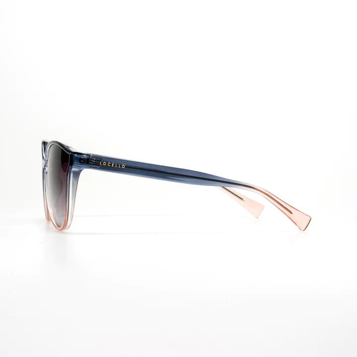 Serenity Ombre Blue Pink Sunglasses by Locello is currently available at Rawspice Boutique, South West Rocks.