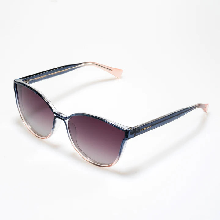 Serenity Ombre Blue Pink Sunglasses by Locello is currently available at Rawspice Boutique, South West Rocks.