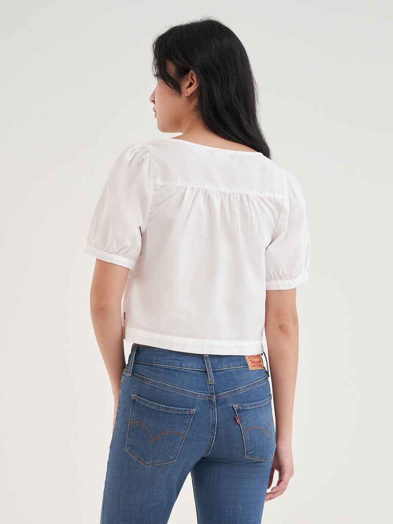 White Simone Top by Levi's is currently available from Rawspice Boutique, South West Rocks. 