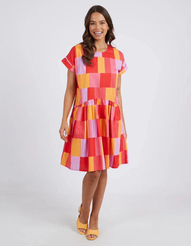 Soliel Check Dress by Elm is currently available from Rawspice Boutique, South West Rocks. 