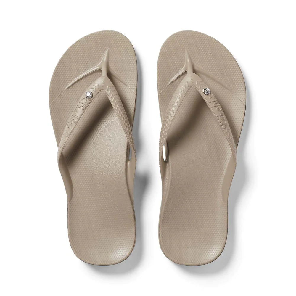 Arch Support Thong - Crystal Taupe by Archies is currently available at Rawspice Boutique, South West Rocks