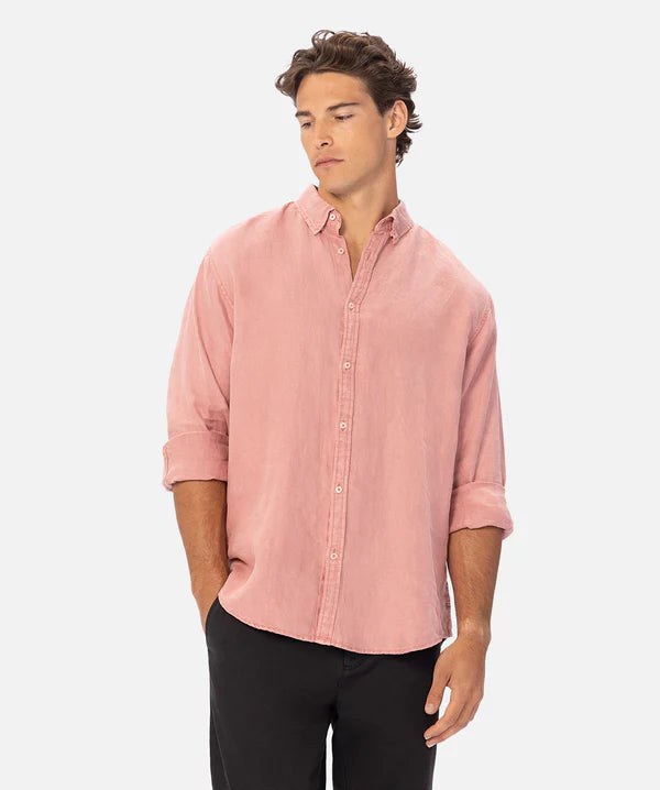 Trinidad Long Sleeve Shirt - Washed Rose by Industrie is currently available at Rawspice Boutique, South West Rocks.