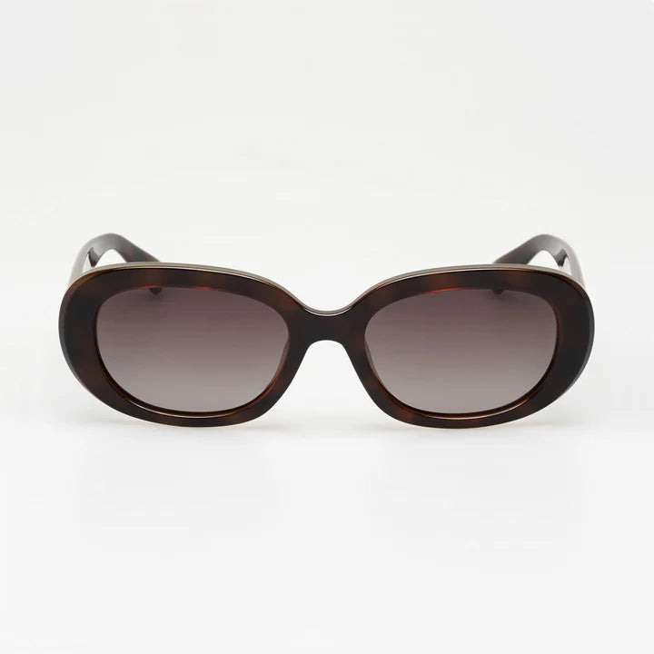 The Brown ANISE Sunglasses by Locello are currently available at Rawspice Boutique.