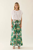 Lightweight white cotton crop top, reversible for two looks