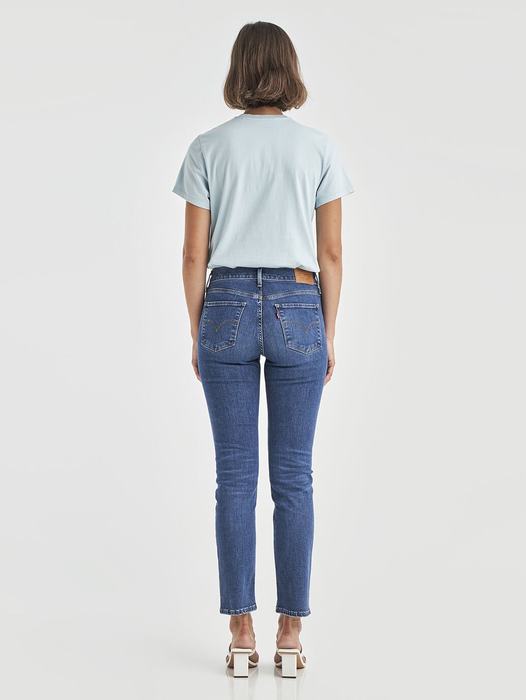  The Blue Wave Mid Women's 312 Shaping Slim Jeans by Levi's® are currently available at Rawspice Boutique.