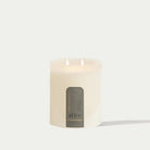 al.ive Willow Gum & Lemon Myrtle soy candle in a frosted glass vessel.
