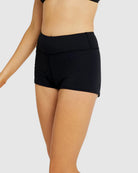 The Black Eco Firm Beach Shorts by BAKU are available at Rawspice Boutique. 