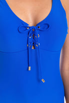 The Cobalt Eyelet One Piece by TOGS is available at Rawspice Boutique.