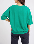 The Goodness Green Mazie Sweat by Elm is available at Rawspice Boutique. 