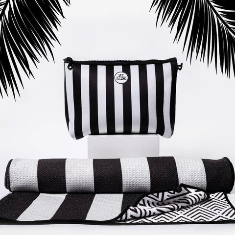 The Ultimate Beach Towel - The Hamilton by Sky Gazer is available at Rawspice Boutique.