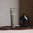 al.ive Hand Cream in Willow Gum & Lemon Myrtle, an 80ml nourishing hand cream with a fresh native Australian scent.