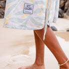 The Hervey Surf Poncho is a sand-free, super-absorbent, quick-drying hooded towel. Lightweight, antibacterial and soft, with a pocket and optional waist tie.