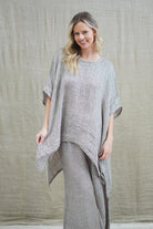 The Luna Oversized Top by Rustic Linen is currently available at Rawspice Boutique.