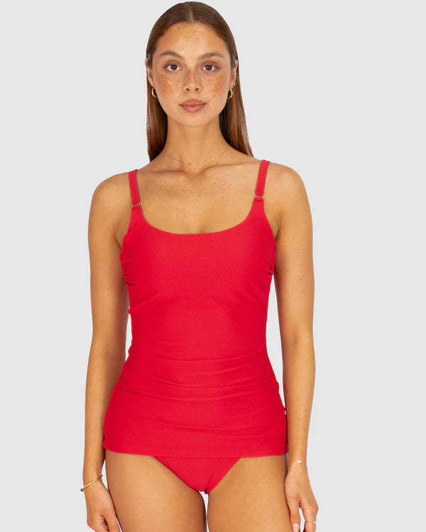 The Cherry Rococco Multi Fit Singlet Top by Baku is available at Rawspice Boutique.