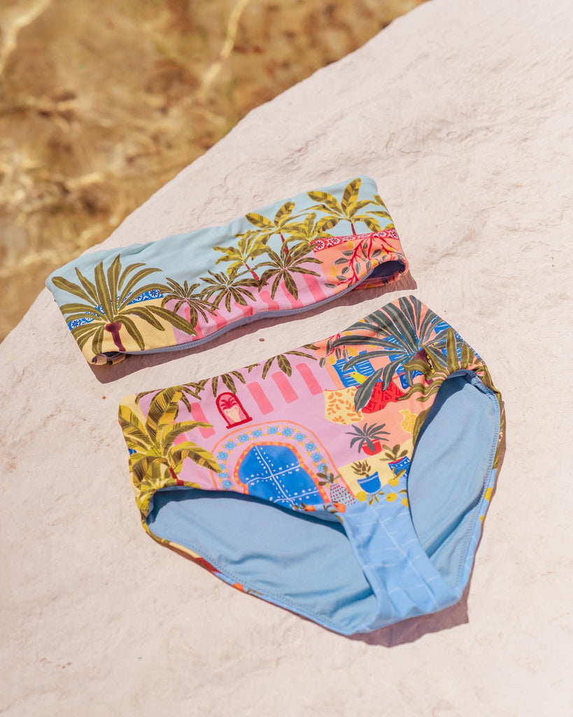 The Azure OnVacation High Waisted Ont by Seafolly is currently available at Rawspice Boutique.