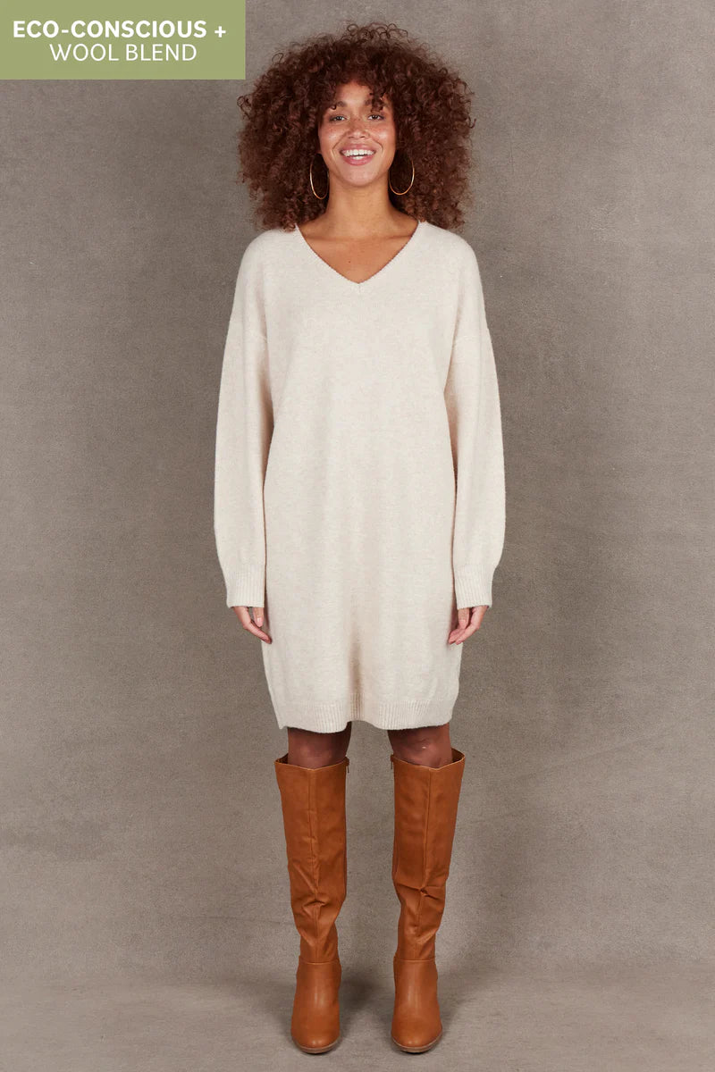 The Oat Paarl Midi Knit by eb & ive is available at Rawspice Boutique.