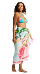 The Jade Tropica Pareo by Seafolly is currently available at Rawspice Boutique.