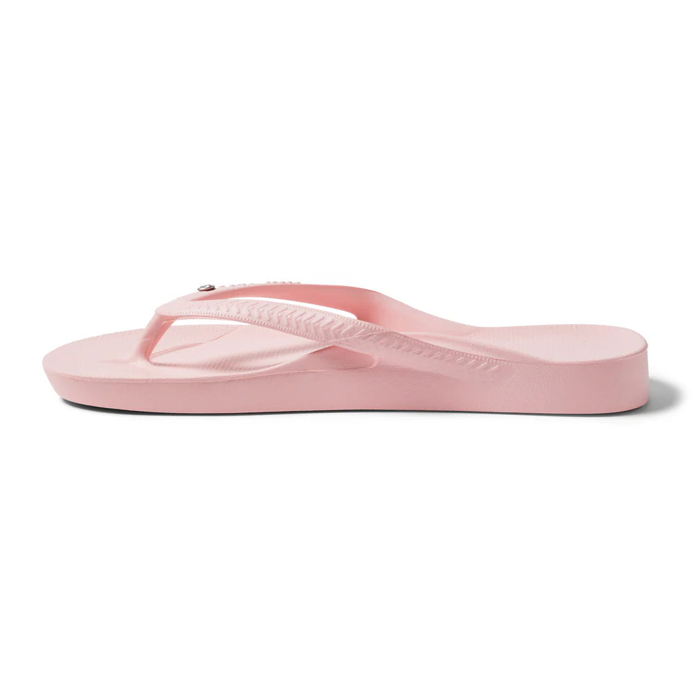 The Crystal Pink Arch Support Thong by Archies are currently available at Rawspice Boutique.
