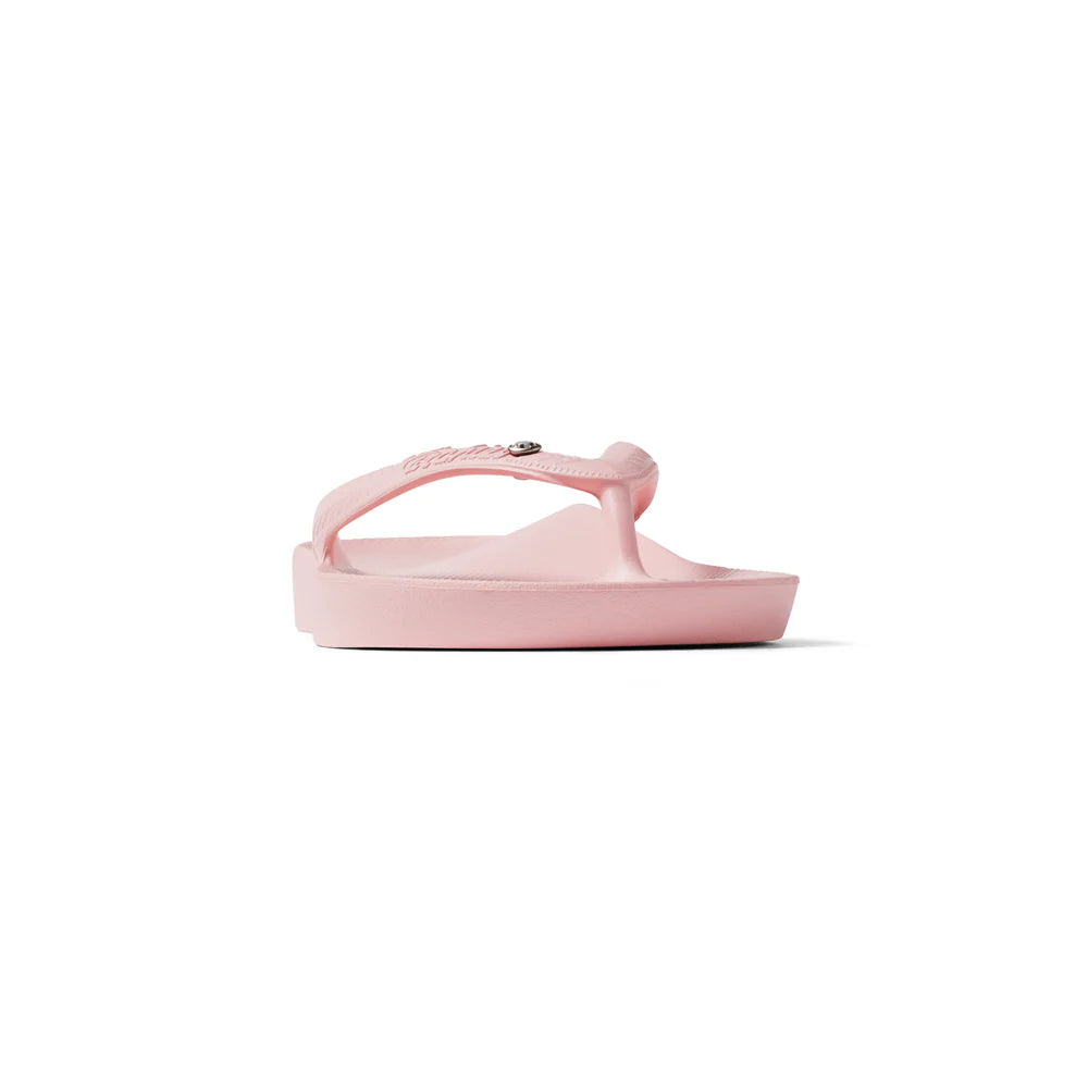 The Crystal Pink Arch Support Thong by Archies are currently available at Rawspice Boutique.