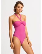 The Hot Pink Sash Tie One Piece by Seafolly is available at Rawspice Boutique.