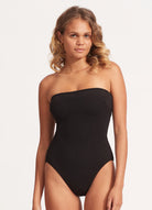 The Black Sea Dive DD Bandeau One Piece by Seafolly is available at Rawspice Boutique