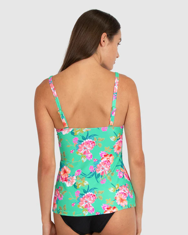 The Shamrock Paradiso Multi Fit Singlet by BAKU is currently available at Rawspice Boutique.