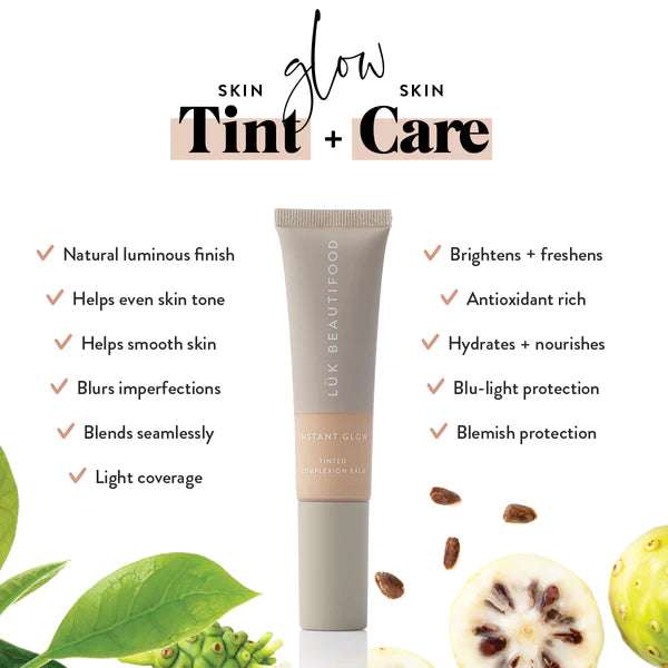 The Nude 5 - Medium Tan Instant Glow Skin Tint by Luk Beautifood is currently available at Rawspice Boutique.