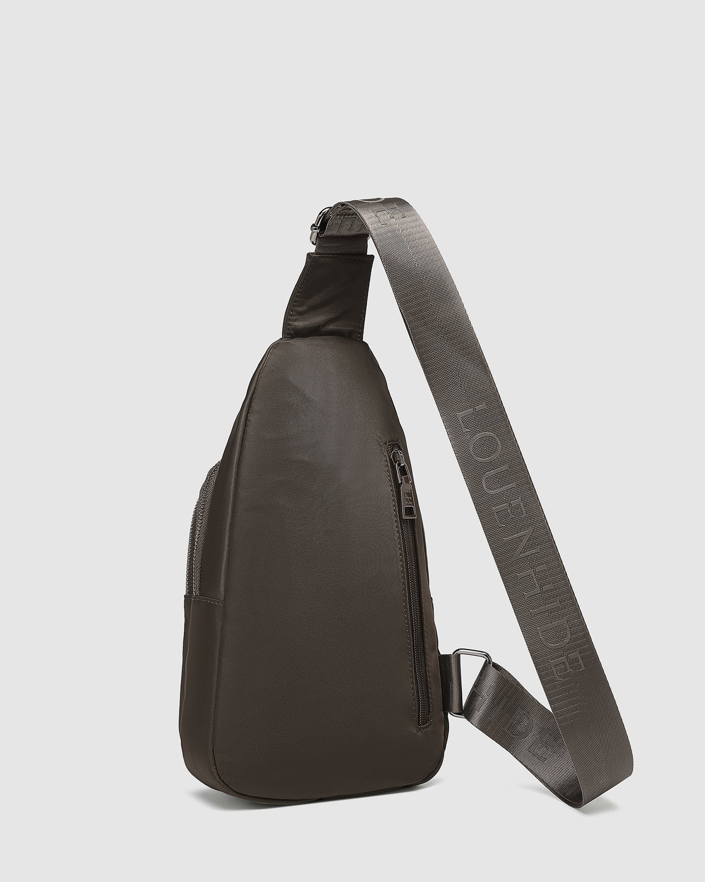 The Boyd Nylon Sling Bag by Louenhide is available at Rawspice Boutique.