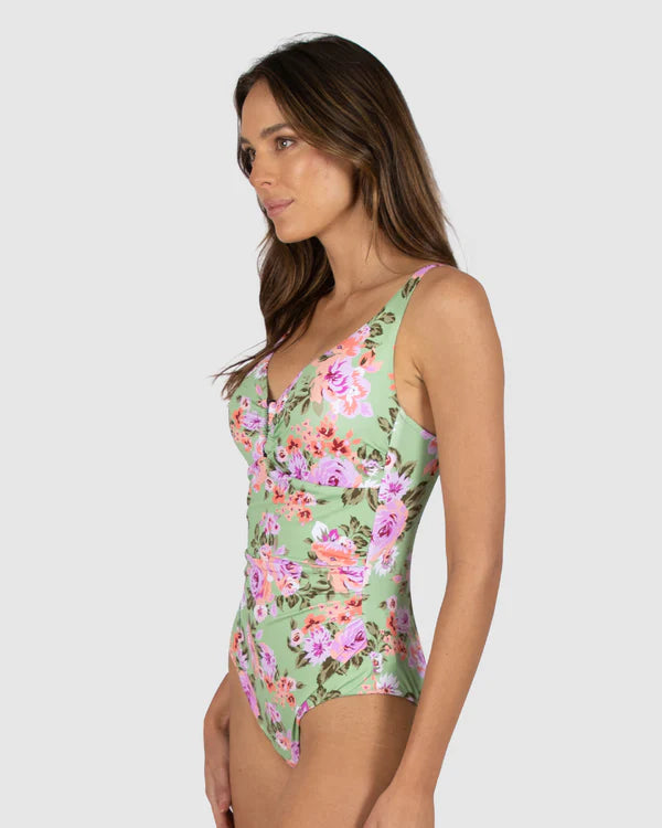 The Apple St Lucia D-E Underwire One Piece by Baku is available at Rawspice Boutique