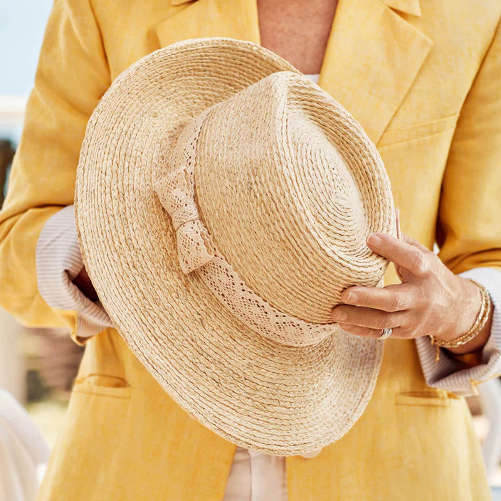 The Stacey - Stylish Sun Protection Hat by Canopy Bay by Deborah Hutton is available at Rawspice Boutique.
