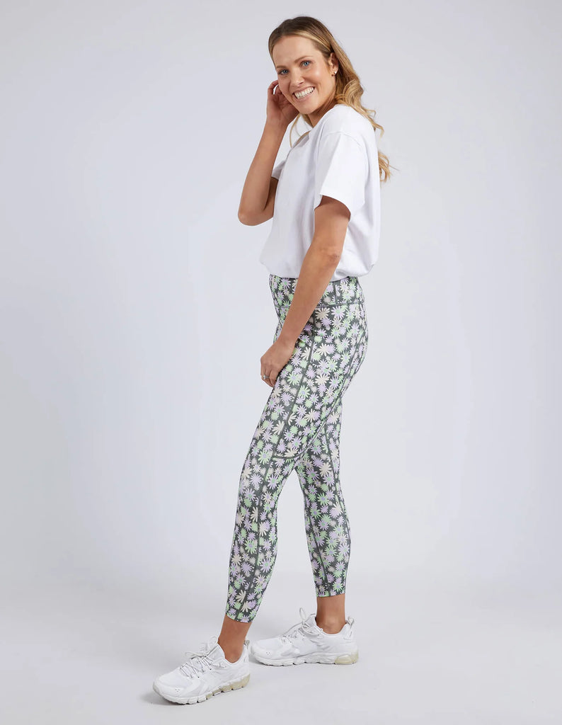 Starter Legging - Khaki Floral by Foxwood is currently available at Rawspice Boutique, South West Rocks.