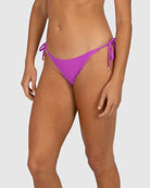 The Hibiscus Rococco Rio Tieside Bikini Bottom by Baku is available at Rawspice Boutique.