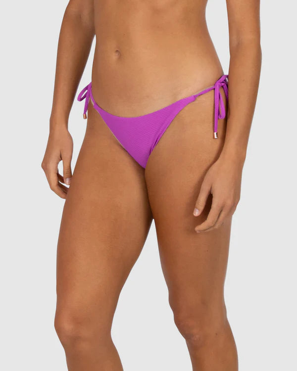 The Hibiscus Rococco Rio Tieside Bikini Bottom by Baku is available at Rawspice Boutique.