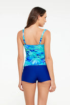 The Havana Tankini Ruched Top by TOGS is available at Rawspice Boutique. 