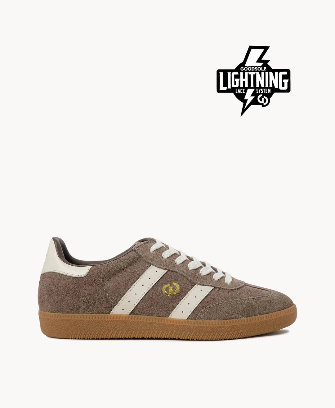 Good Sole 2001 Parallel Sneakers in Walnut Brown/Ivory